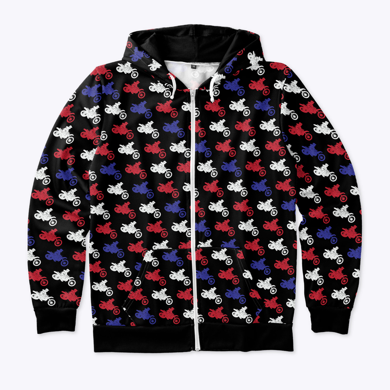 All over motocross racer print