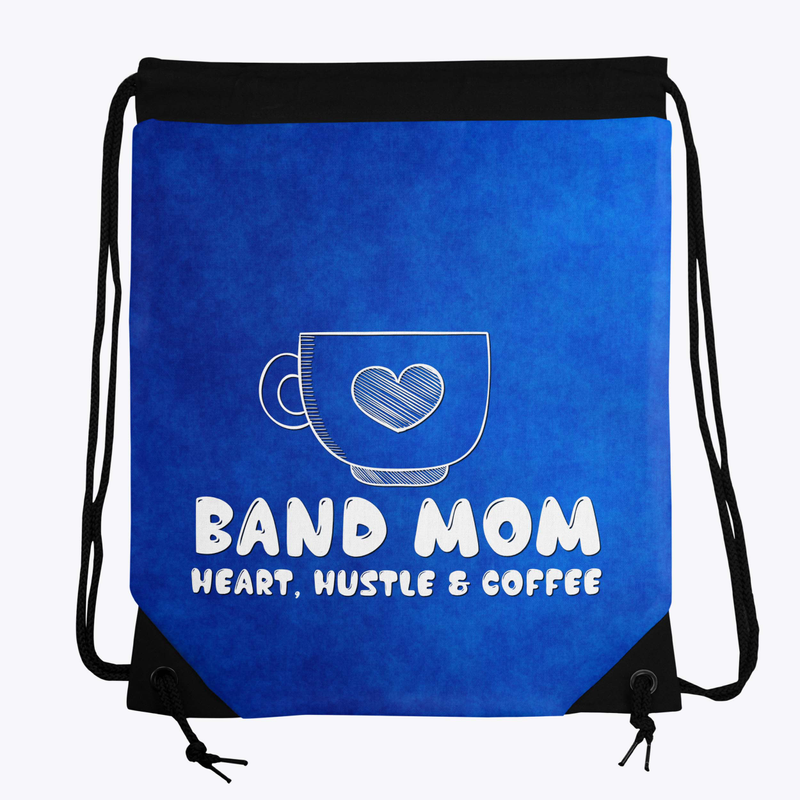 Band Mom Heart - Blue Collection