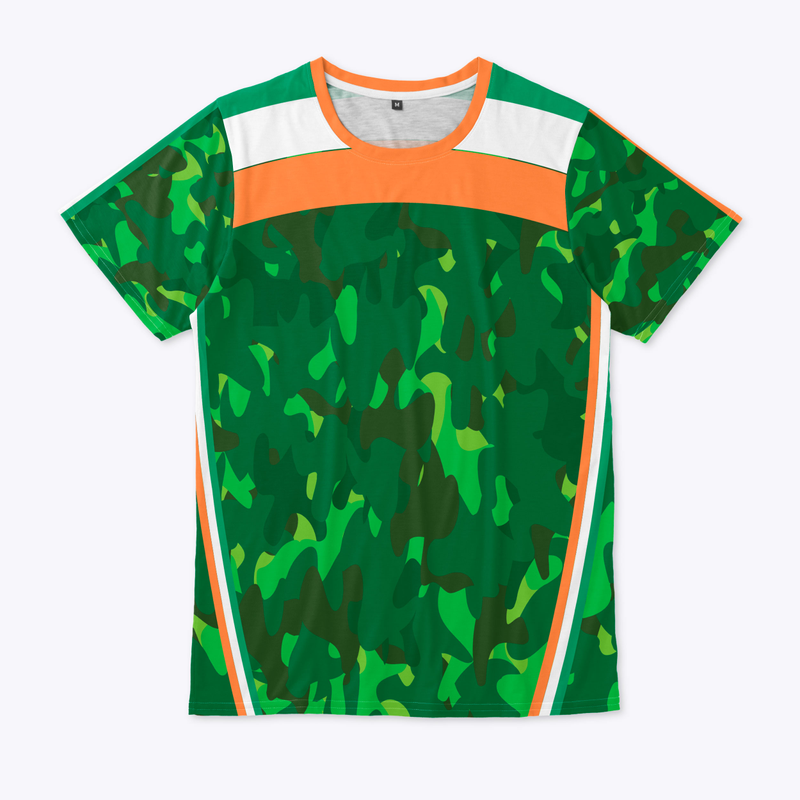 St. Patrick's Day Camo shirt