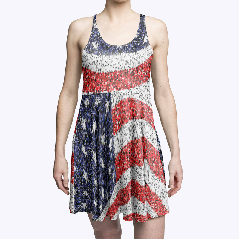 American flag leggings