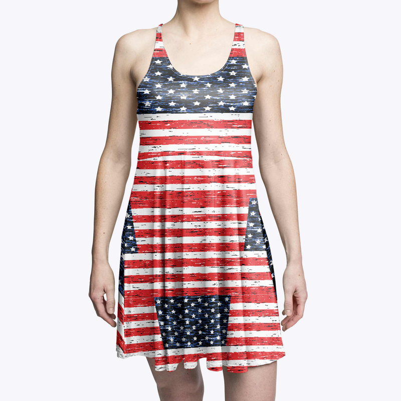 4th of July Flag Leggings