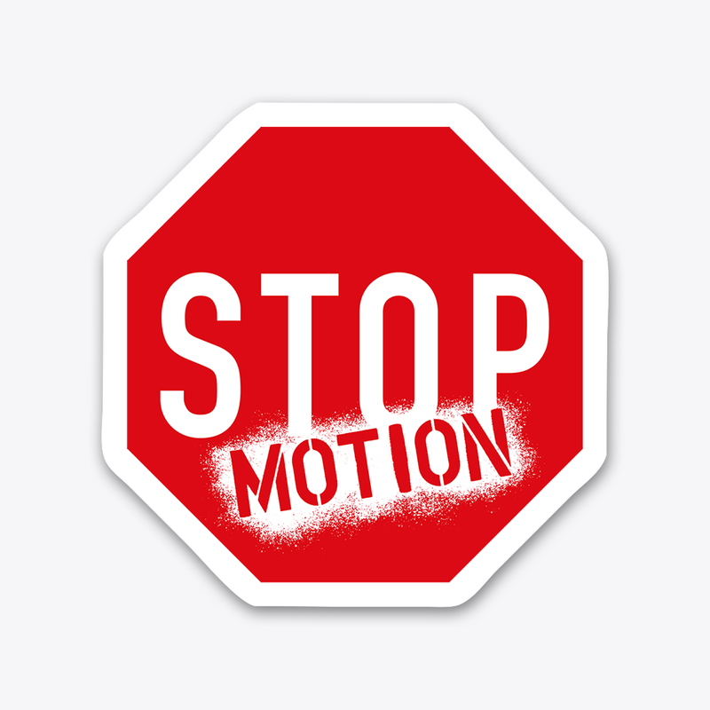 Stop Motion Die Cut Sticker
