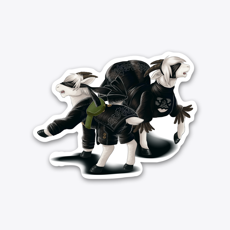 GoaT: Simulata - Become As Goats Sticker