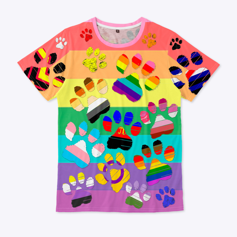 Pride Paws All-Over Tee