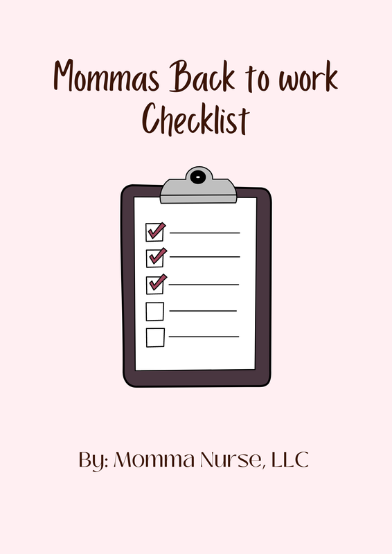 Mommas Back To Work Checklist