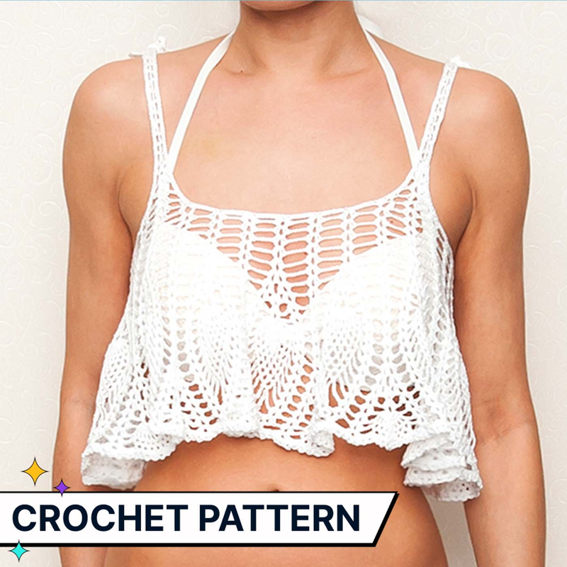 Crop Top Pineapple crochet pattern