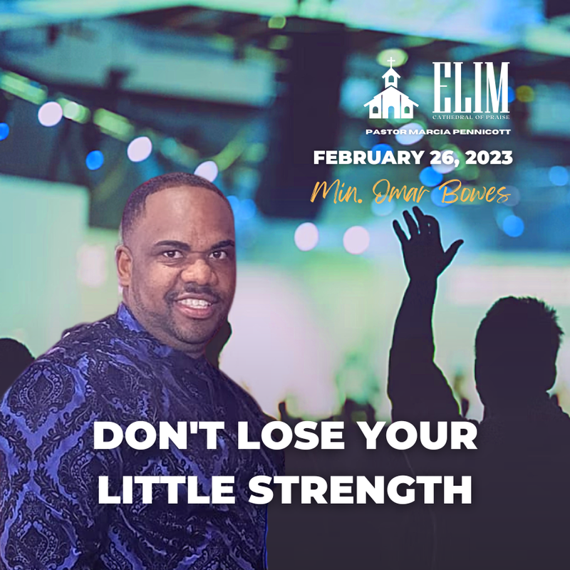 Don't Lose Your Little Strength