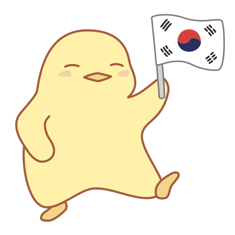 Korean Flag Chick