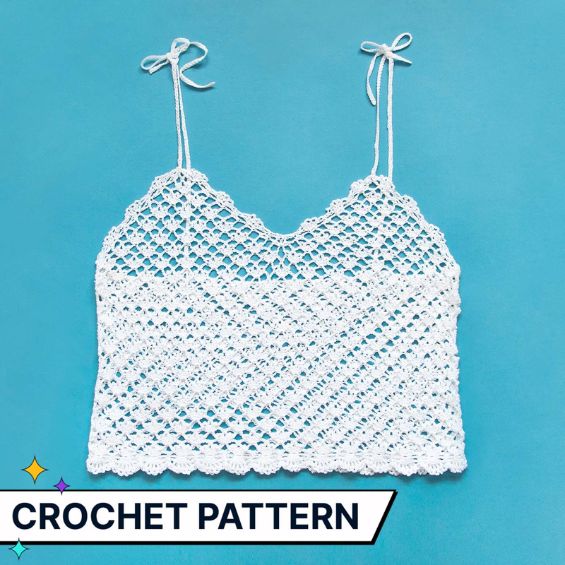 Lace delicate Top crochet pattern