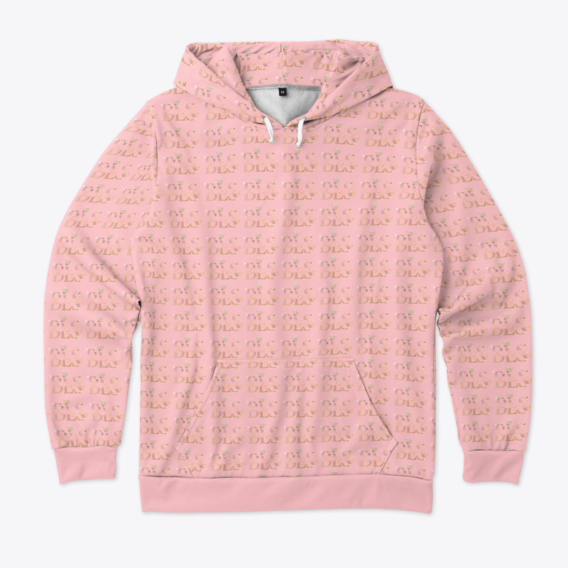Iconic Motif Hoodie Pink