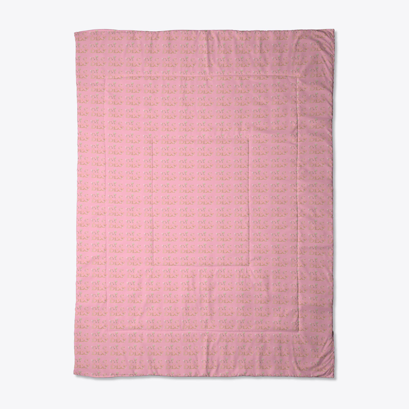 Iconic Motif Comforter Pink