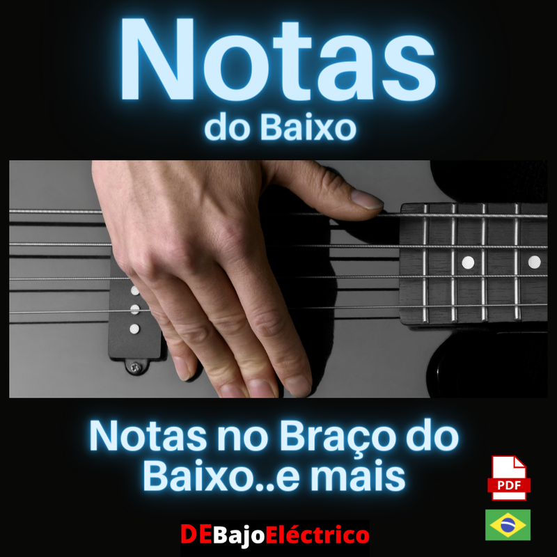 💥 Notas do Baixo Elétrico