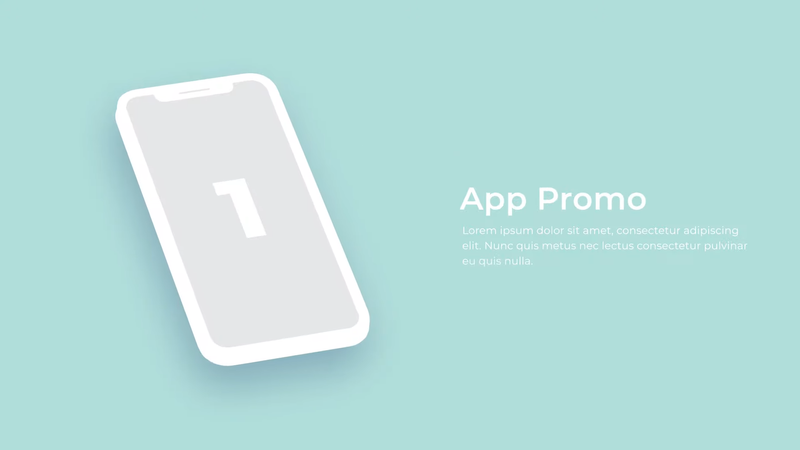 3D App Promo After Effect Template 41421