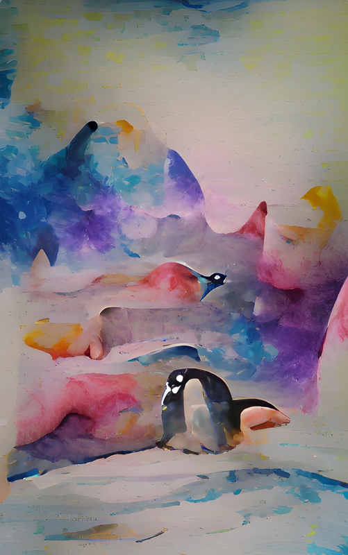 I like Penguins Art