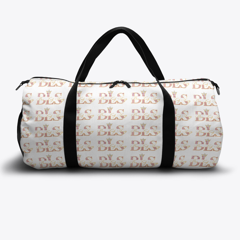 Iconic Motif Duffle Bag White