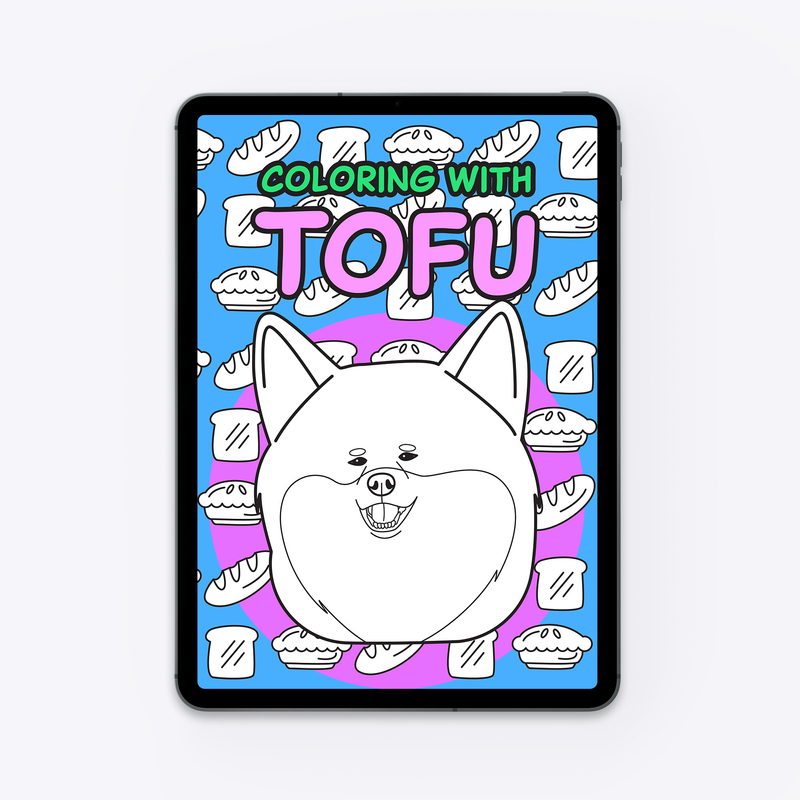 Tofu's Amazing Printable Colouring Book