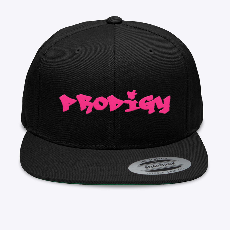 Prodigy Hat (Pink Letters)