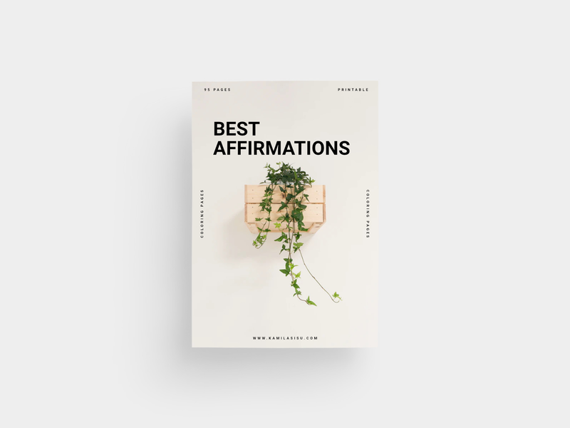 Best Affirmations | 95 Coloring Pages