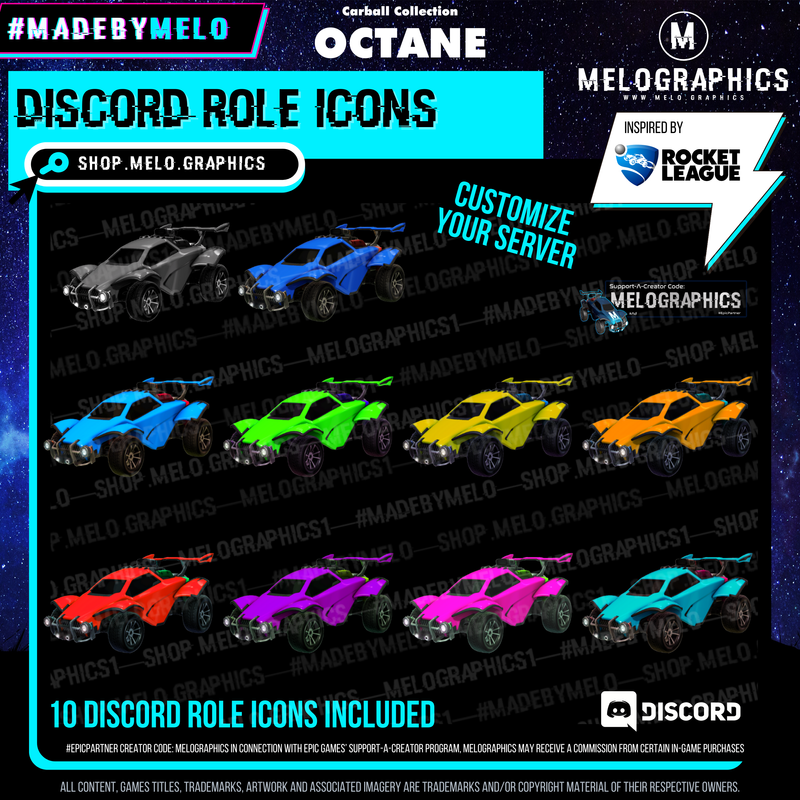 Carball Car Discord Role Icons: Octane