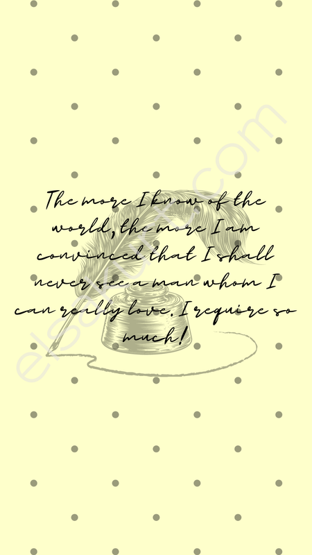 Literary Quotes 09 - Jane Austen