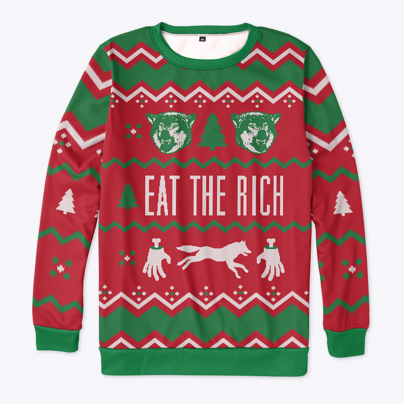Eat the Rich Holiday Sweater