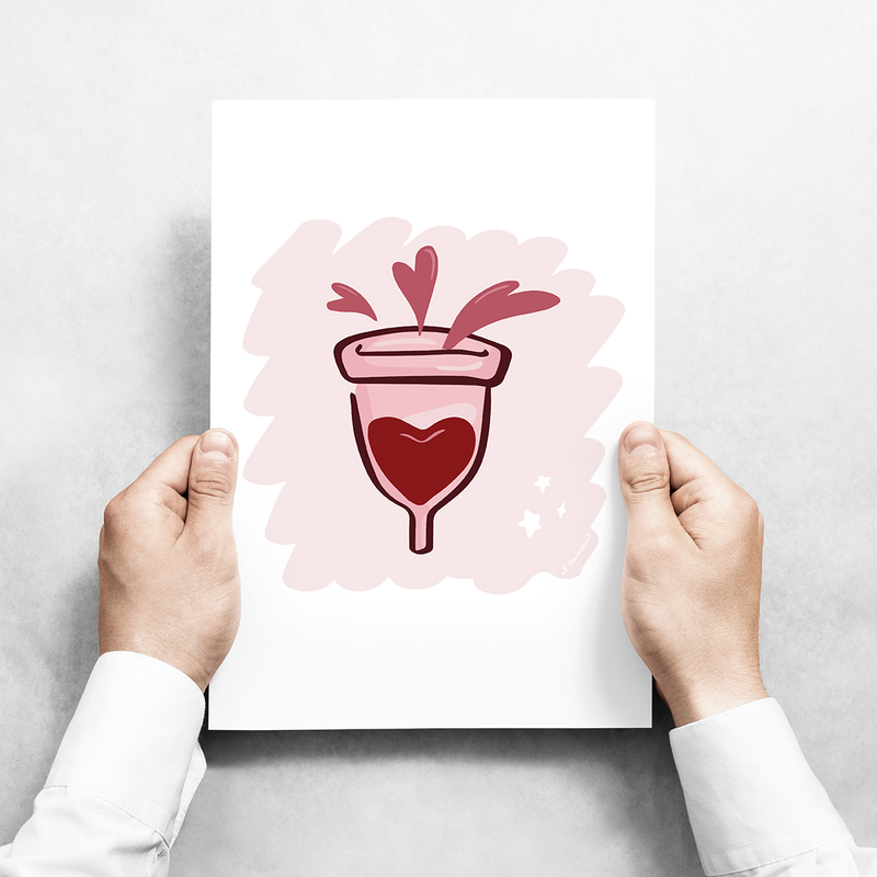 Cup Love Printable Poster