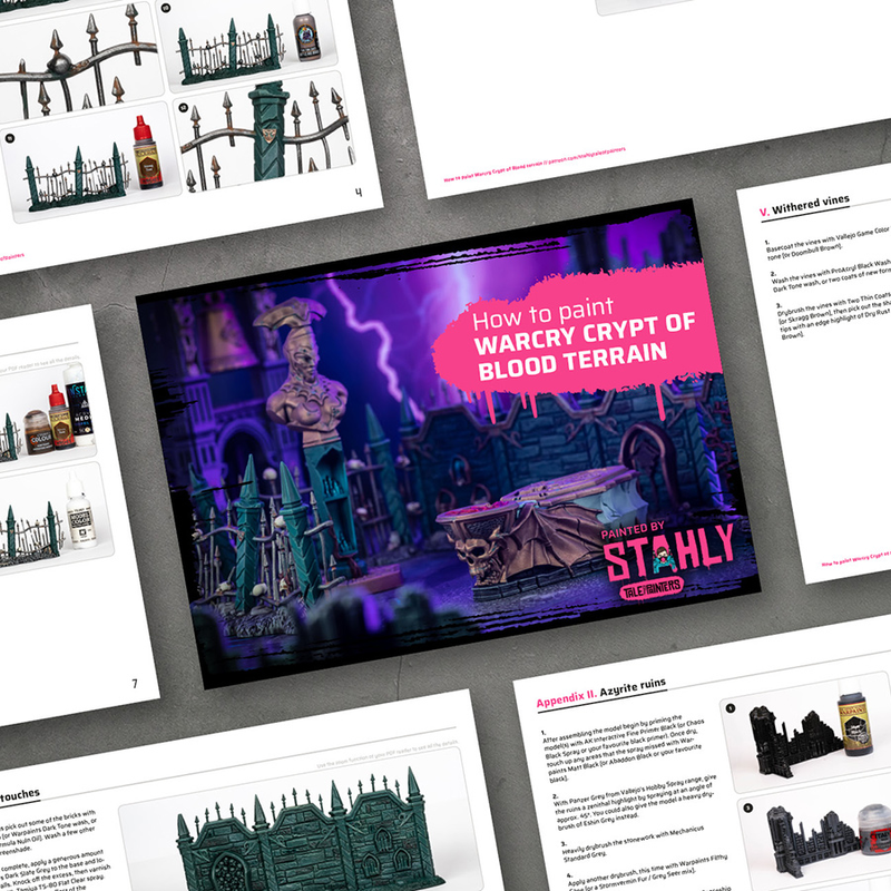 How to paint Crypt of Blood terrain