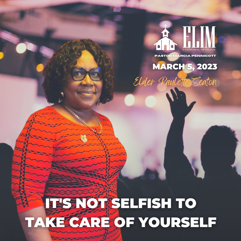 Its Not Selfish To Take Care of Yourself