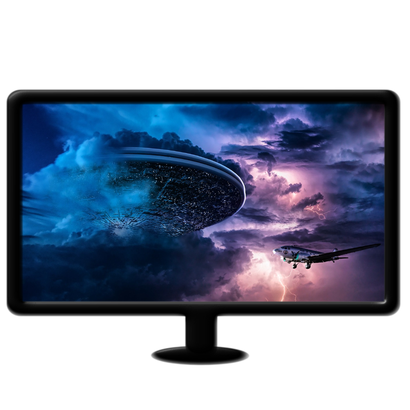 spaceship in the clouds live wallpaper