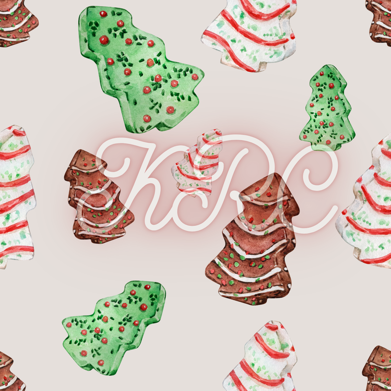 Christmas Cake Seamless File