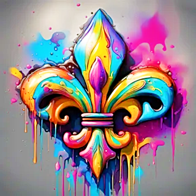 Fleur De Lis Art