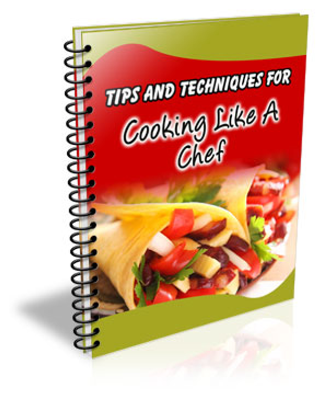 Tips for Cooking Like a Chef ebook