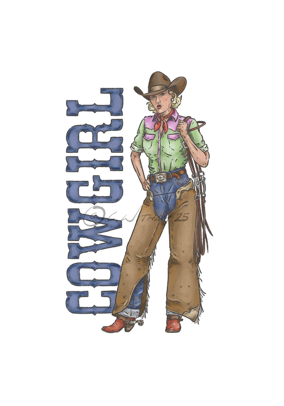 Cowgirl Tuff-Digital Download