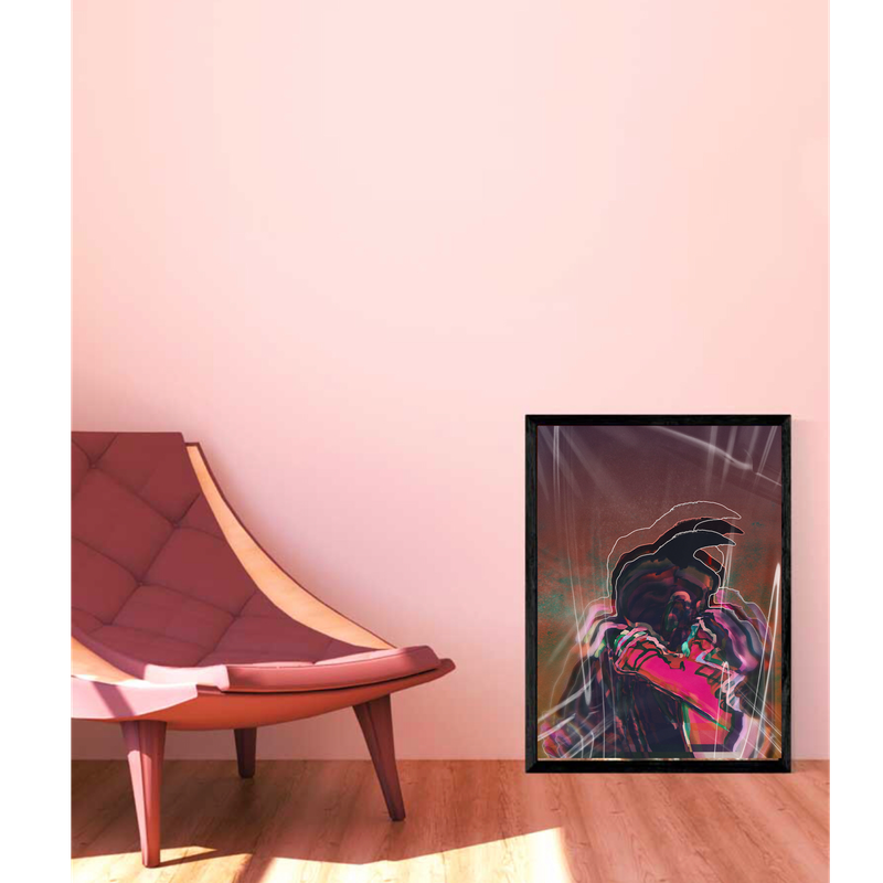 Devil's Kiss Digital Print