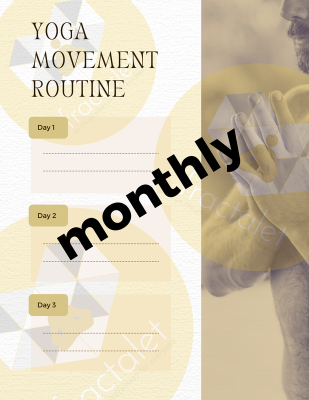 fractalet | yoga movements | mens