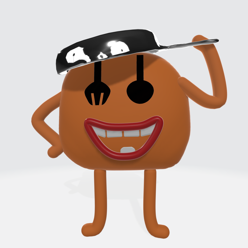 3DModel- Cooking Potato