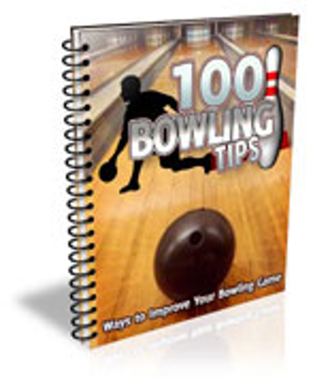 100 bowling tips