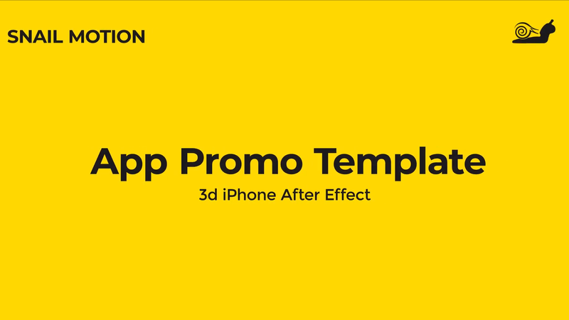Futuristic 3D App Promo AE 50274