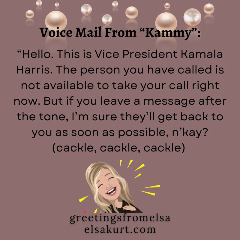 Outgoing Voicemail from "Kammy" (2)