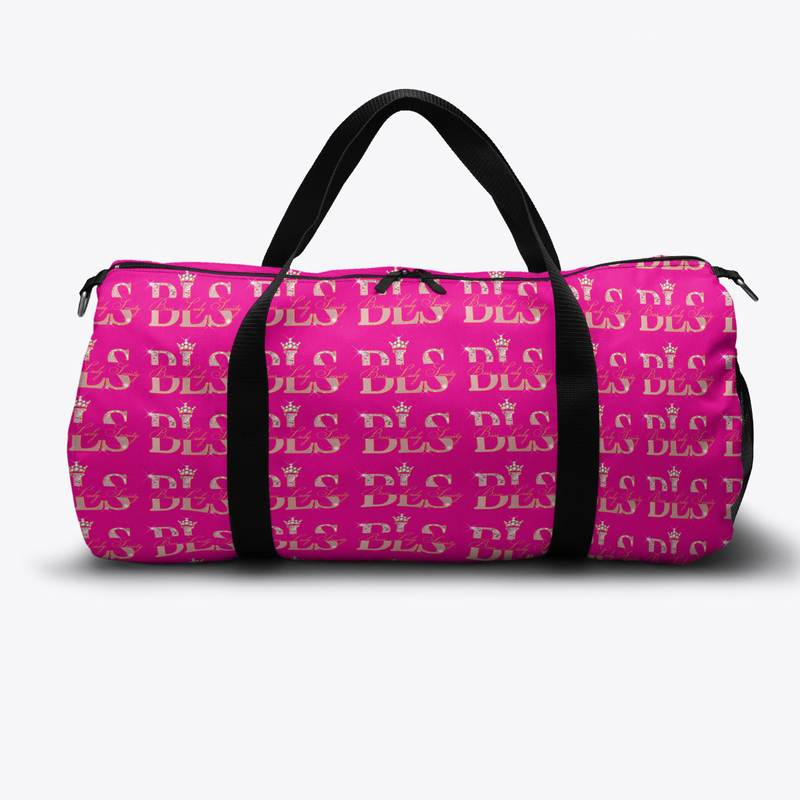 Iconic Motif Duffle Bag Magenta