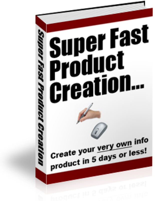 Super fast product creation