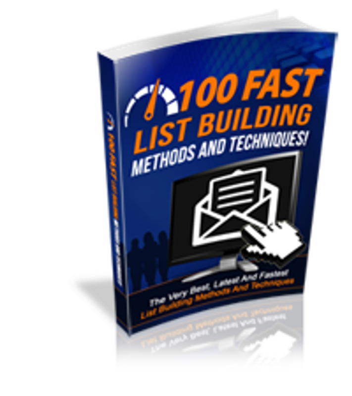 100 Fast List Building Methods – eBook