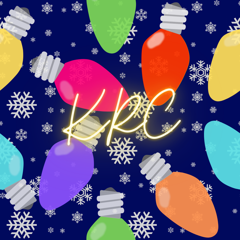 Christmas Light Bulbs Seamless