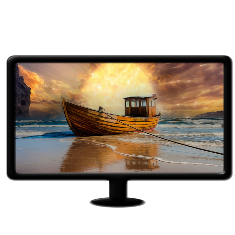 Sunset over boat live wallpaper mp4 16:9