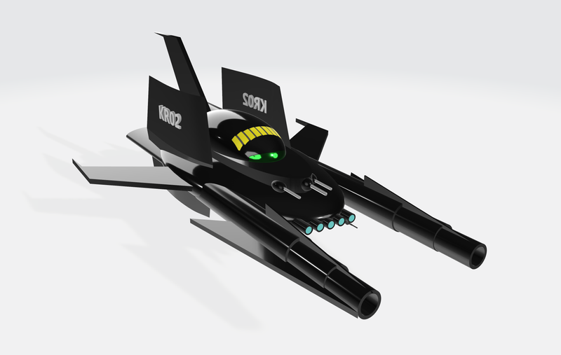 3DModel- Spaceship KR02