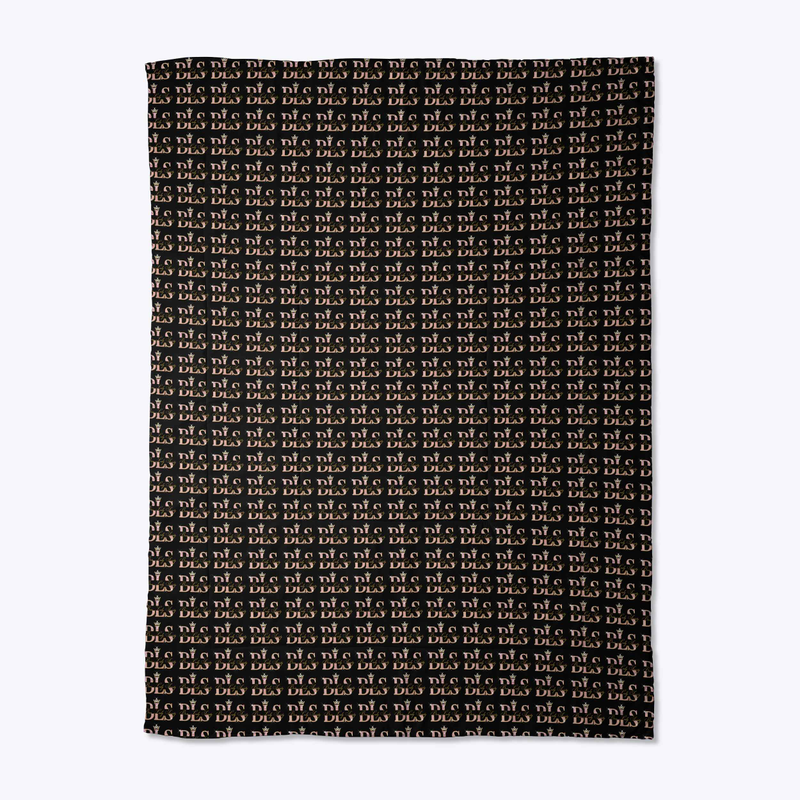 Iconic Motif Comforter Black