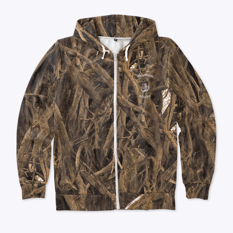 Stinnett Sticks Camo Zip Hoodie