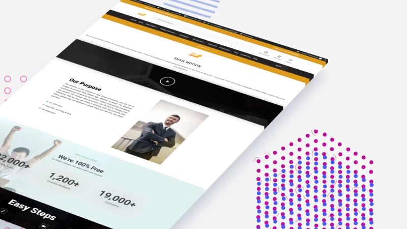 Website promo AfterEffect Template 36948