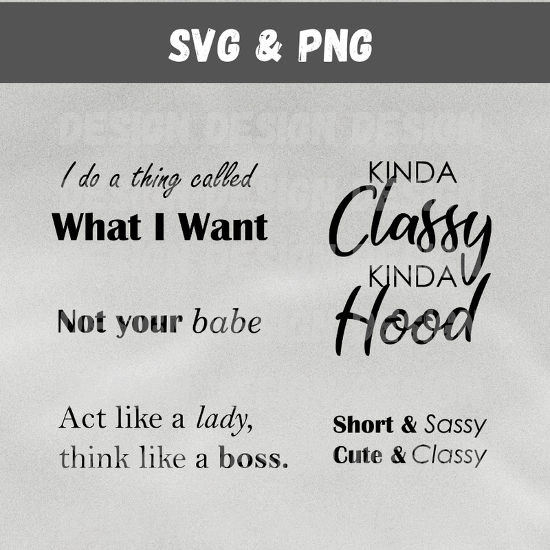 Sassy svg -Cut File - Funny