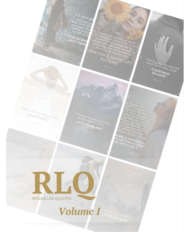 Roger Lee Quotes Volume 1 and Volume 2